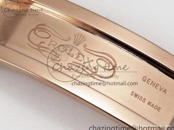 Good Copy Rolex Watches Edition RG on TWSF 36 Diamonds Diamonds Date Bezel Day SmartChoice Green 1608 Best Dial Roman RG A Bracelet 0114